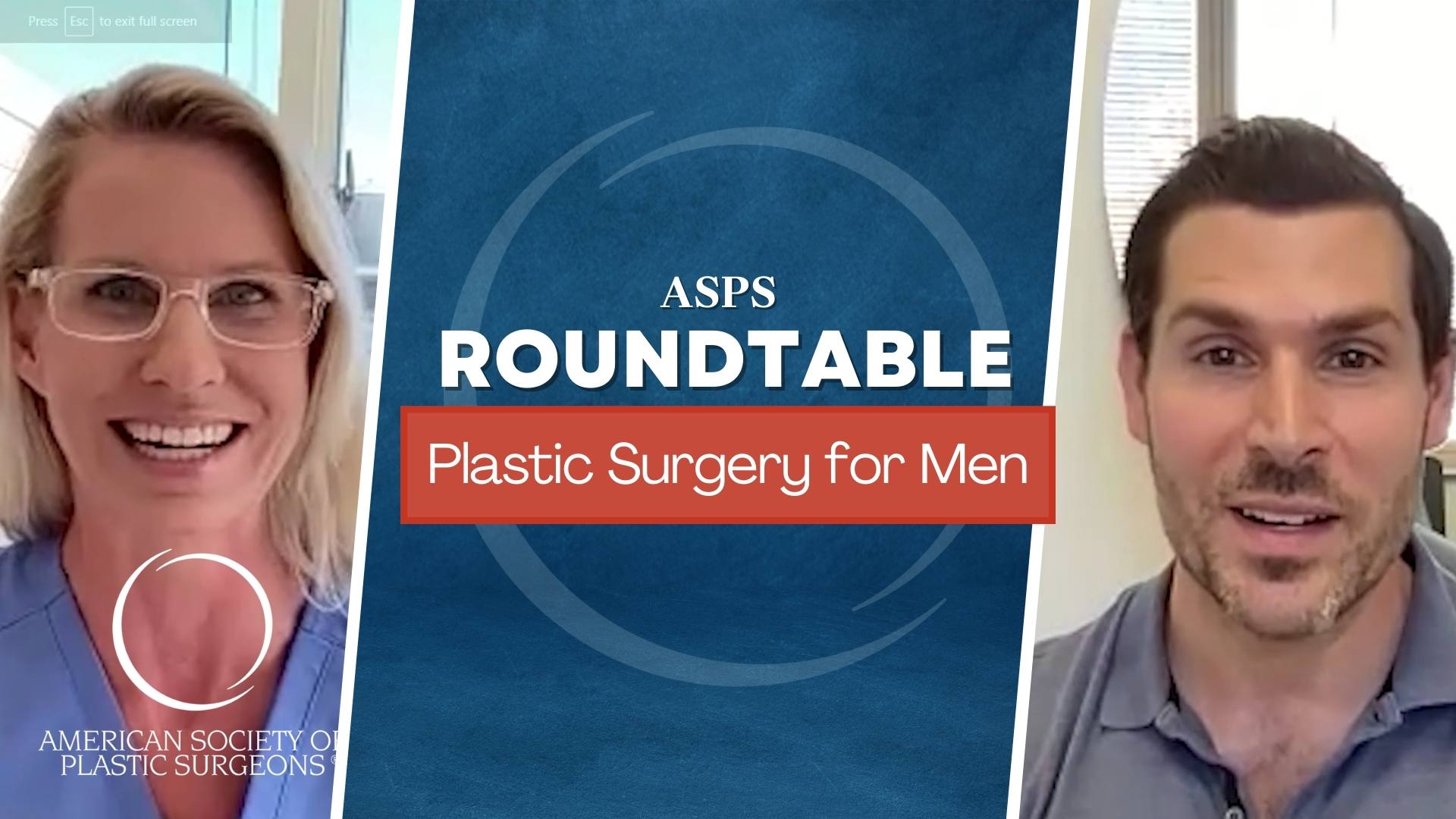 ASPS Roundtable: Plastic Surgery for Men | ASPS    