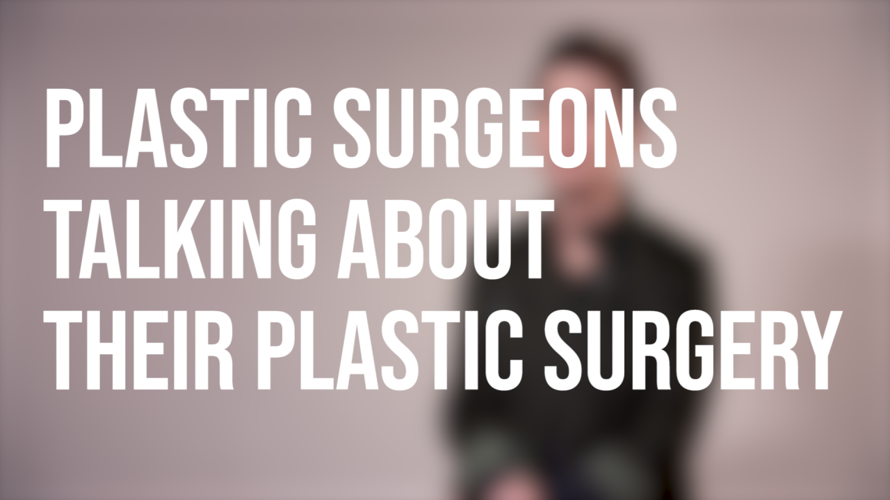 Plastic Surgeons Talking About Their Plastic Surgery – Neck Lift | ASPS    
